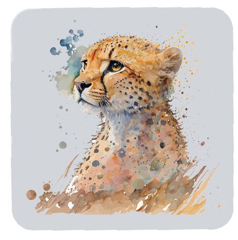 COASTER - CHEETAH HEAD WC