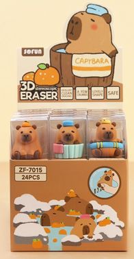 ERASER CAPYBARA - 24PC DISPLAY