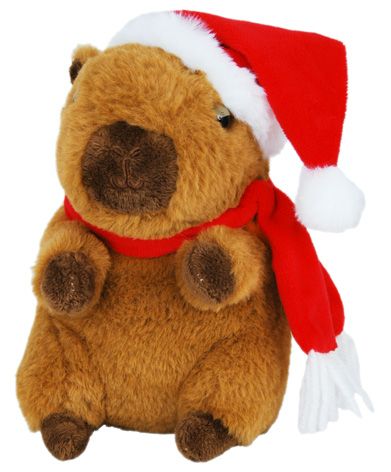 CHRISTMAS CAPYBARA 15CM