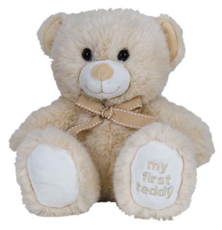 BEAR MY FIRST TEDDY BROWN 18CM