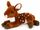 FAWN REINDEER LAYING 25CM