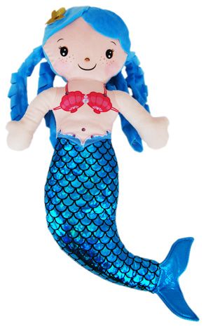 MERMAID DOLL AMPHITRITE BLUE 50CM