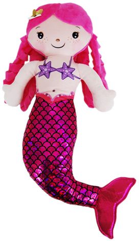 MERMAID DOLL AMPHITRITE PINK 50CM
