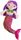 MERMAID DOLL AMPHITRITE PURPLE 50CM
