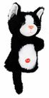 PUPPET BLACK/WHITE CAT WITH NOISE
