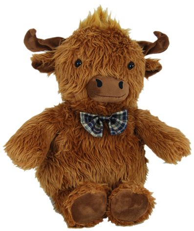 HIGHLAND COW SITTING 40CM