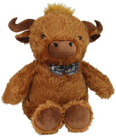 HIGHLAND COW SITTING 60CM