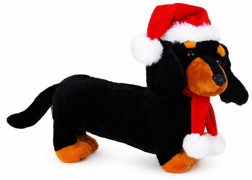 CHRISTMAS DOG DACHSHUND 35CM (SAUSAGE)