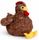 BROWN CHICKEN 22CM