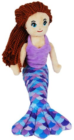 ECO MERMAID DOLL PURPLE - AMETHYST