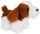 PAWSOME PALS DOG - BRN & WHT 17CM