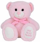 BEAR MY FIRST TEDDY PINK 18CM