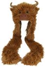 PLUSH HAT WITH PAWS - HIGHLAND COW