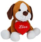 CHARLIE DOG WITH HEART 60CM