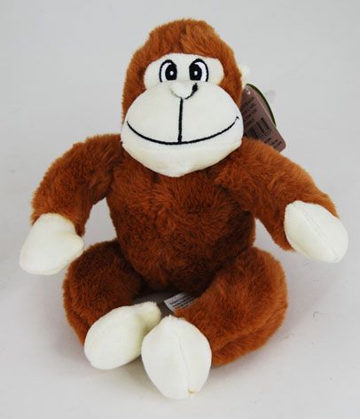 HAPPY GORILLA 18CM(NEW BROWN COLOUR)