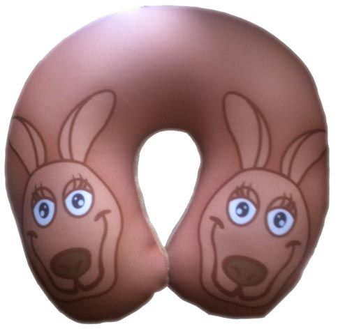 NECK CUSHION KANGAROO 30CM