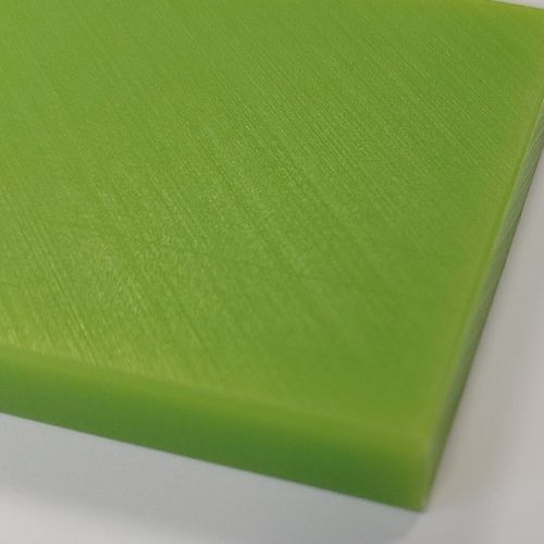 UHMWPE GREEN SHEET GLASS BEAD 30MM THICK X 2 X 1 MTR