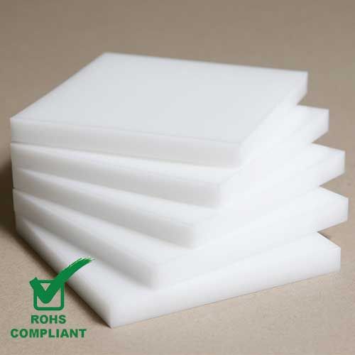 HDPE NATURAL SHEET 010MM TH X 2.4 X 1.2MTR