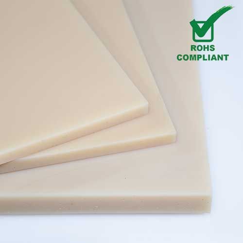 NATURAL CAST NYLON SHEET 08MM TH X 2 X 1 MTR