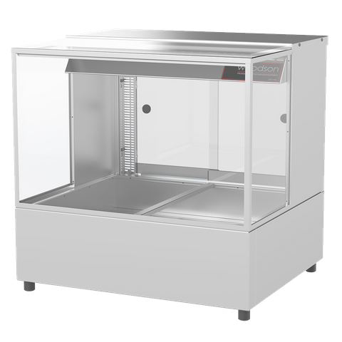 WOODSON W.HFSQ22 2 MODULE SQUARE HOT FOOD DISPLAY