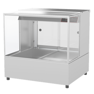 WOODSON W.HFSQ22 2 MODULE SQUARE HOT FOOD DISPLAY