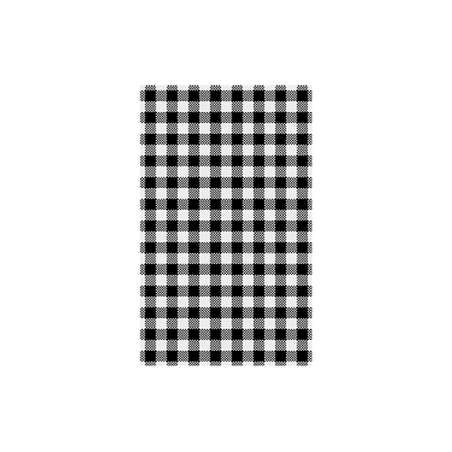 GREASEPROOF PAPER GINGHAM BLACK 190X310MM (200 SHEET)