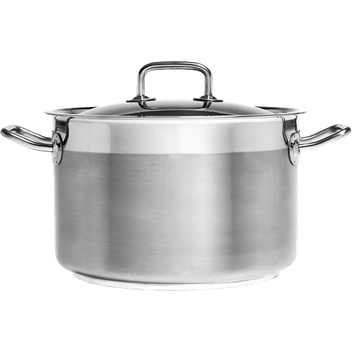 SAUCEPOT-18/10 240x150mm 6.75lt w/LID "PROFESSIONAL"