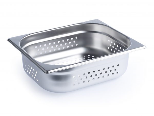 CHEF INOX ANTI-JAM STEAM PAN-1/1 SIZE 100mm PERFORATED