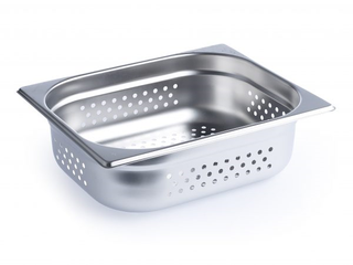 CHEF INOX ANTI-JAM STEAM PAN-1/1 SIZE 100mm PERFORATED