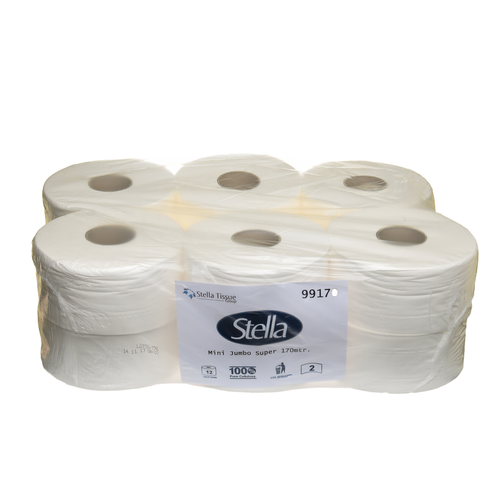 MINI JUMBO STELLA 8 ROLLS 2PLY 170M