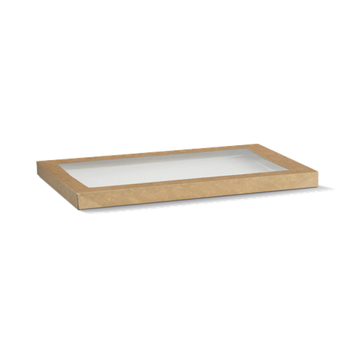 KRAFT CATERING TRAY LID - LARGE  100/CTN