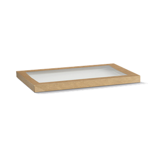 KRAFT CATERING TRAY LID - LARGE  100/CTN