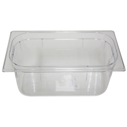 GASTRONORM PAN- POLYCARB 1/3 x 150mm5.5lt CLEAR