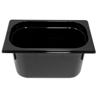 GASTRONORM PAN- POLYCARB 1/4 x 150mm3.5lt BLACK