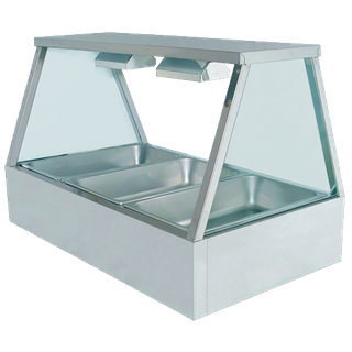 WOODSON W.HFSS23 3 MODULE SELF SERVE HOT FOOD DISPLAY