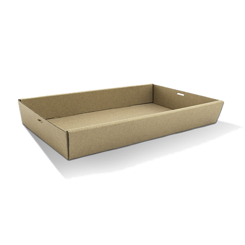 BROWN CATERING TRAY - LARGE 50MM HIGH  100/CTN