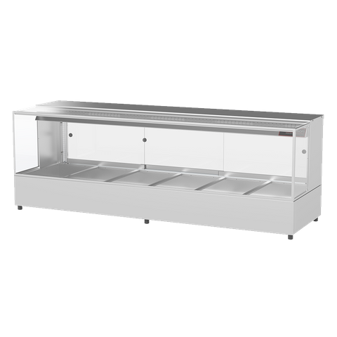 WOODSON W.HFSQ26 6 MODULE SQUARE HOT FOOD DISPLAY