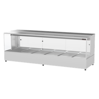 WOODSON W.HFSQ26 6 MODULE SQUARE HOT FOOD DISPLAY