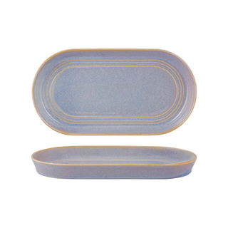 TABLEKRAFT URBAN LOFT OVAL PLATTER 305x165x30mm AZURE BLUE 3/CTN