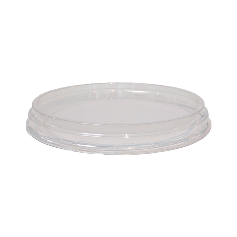 FLAT DELI CONTAINER LID TO SUIT 8/12/16OZ GRTEEN STRIPE 500/CTN