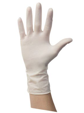 LATEX POWDER FREE GLOVE MICRO TEXTURED X SMALL 100/PKT