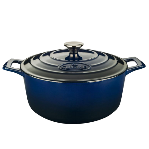 LA CUISINE PRO SERIES ROUND DEEP CASSEROLE SAPPHIRE 280mm