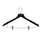 WOMENS WOODEN COAT HANGER BLACK