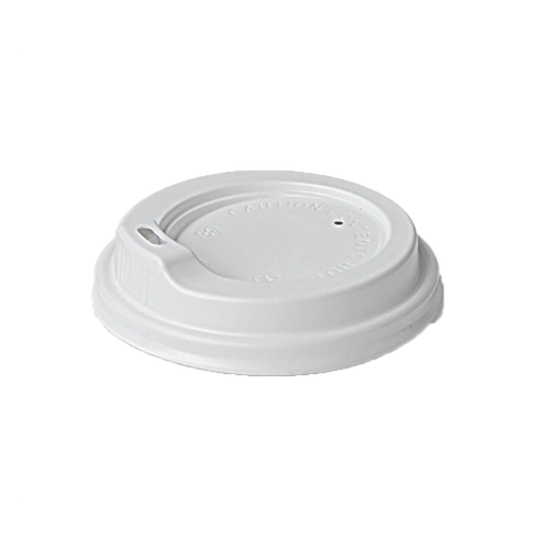 UNIFIT (90MM)  COFFEE LID WHITE -  50/SLV 1000/CTN