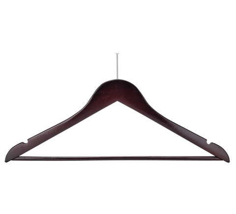 MENS WOODEN HANGER ANTI THEFT SYSTEM