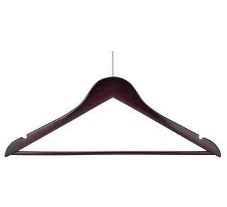 MENS WOODEN HANGER ANTI THEFT SYSTEM