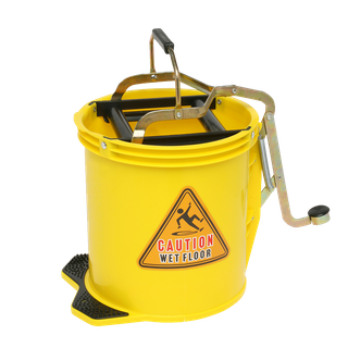 YELLOW WRINGER BUCKET METAL 16L