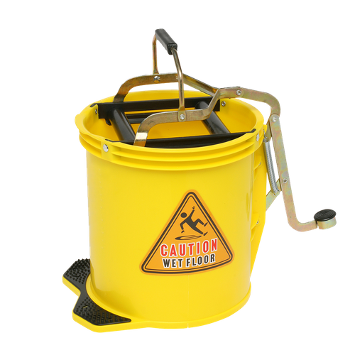 YELLOW WRINGER BUCKET METAL 16L