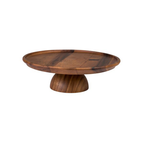 MODA BROOKLYN ACACIA CAKE STAND,dia305x100mm 6 PER CTN