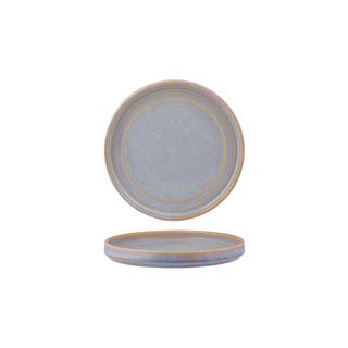 TABLEKRAFT URBAN LOFT ROUND PLATE 185x16mm AZURE BLUE 6/CTN